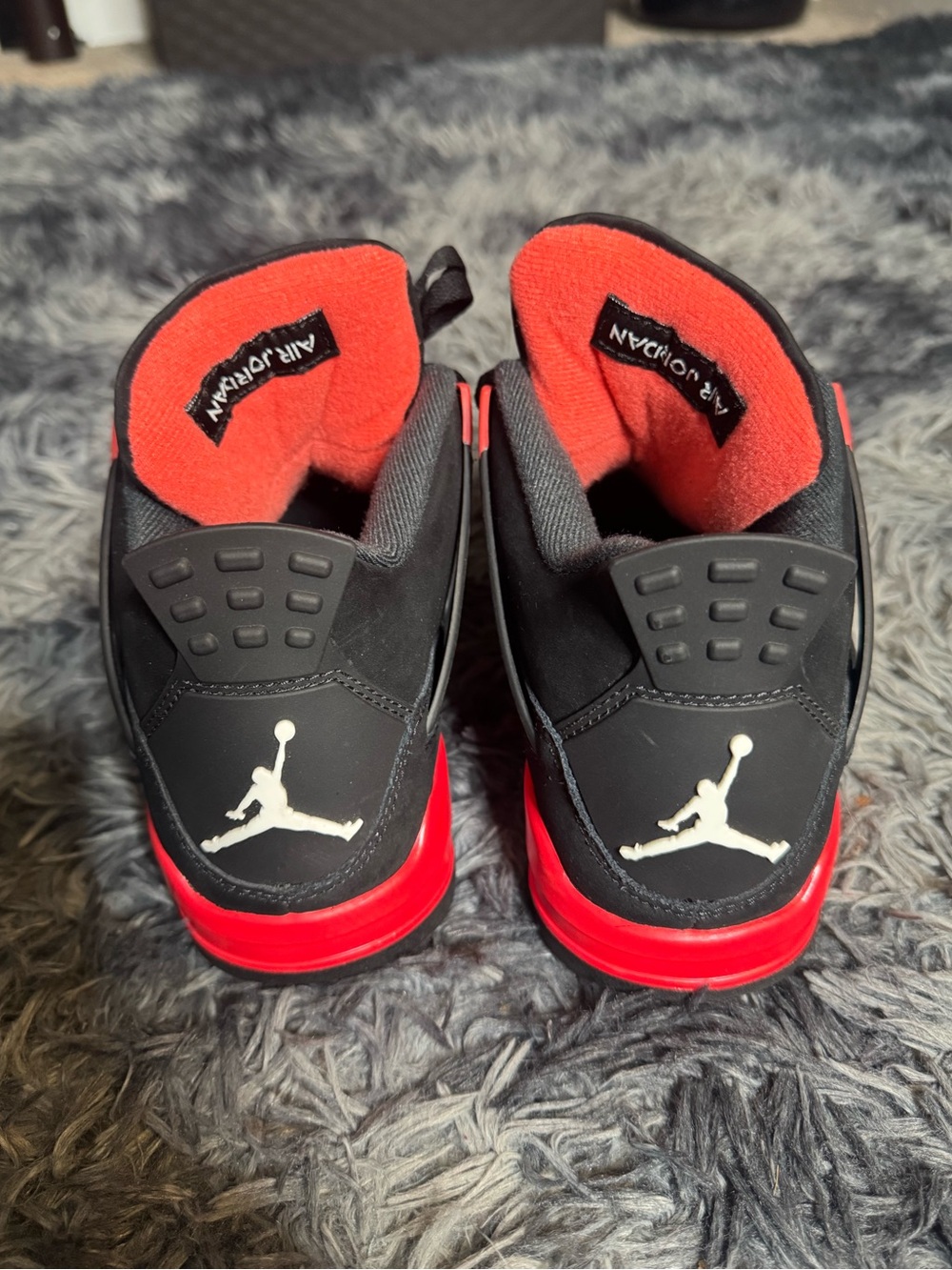 Jordan 4 Black and Red